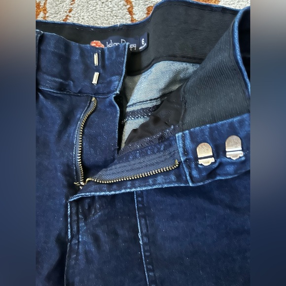 Indigo Poppy Bootcut Jeans Braided Pocket Detail Size 6 - Picture 5 of 8